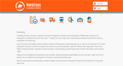 Desktop Screenshot of novatrans.fi